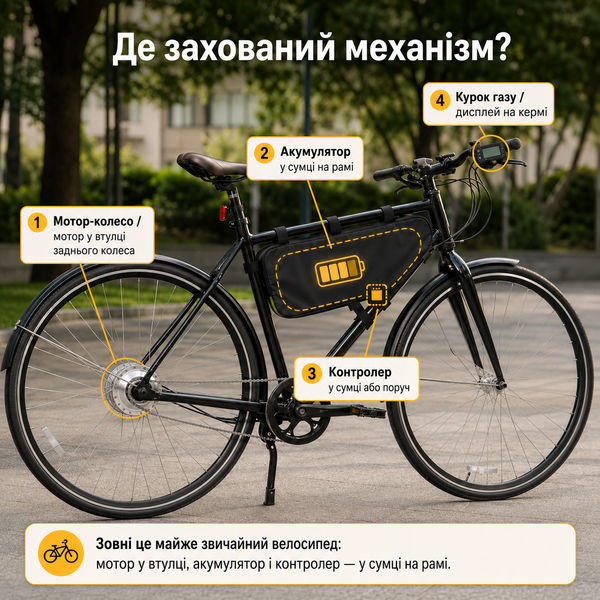 Електронабір для велосипеда MXUS 36V 350W з мотор-колесом 172966 фото